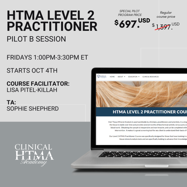 HTMA201- Pilot B HTMA Practitioner Course